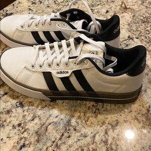 Adidas Men's Classic White and Black Sneakers